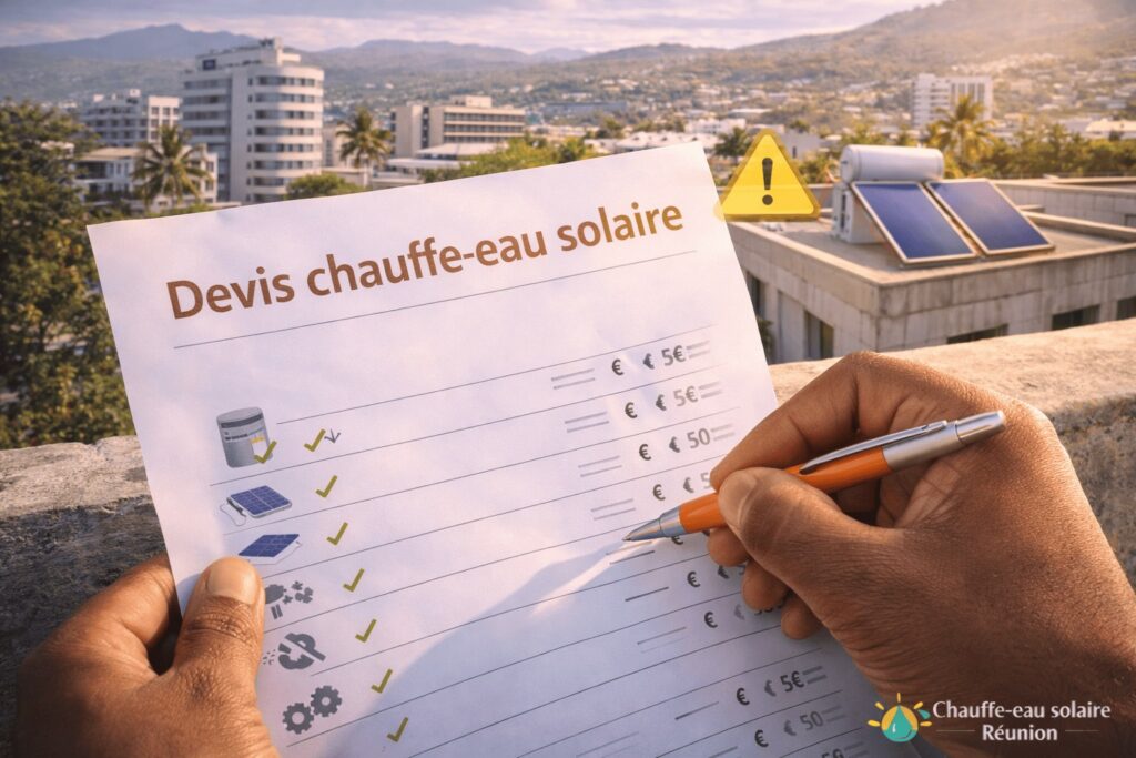 Prix d’un chauffe-eau solaire à La Réunion : fourchettes et facteurs qui font varier le budget